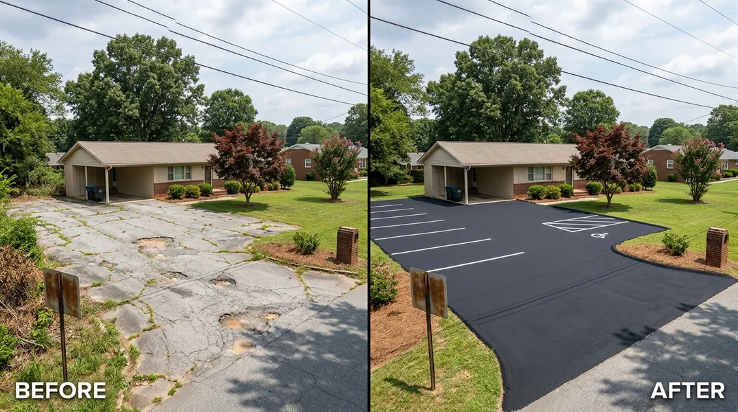 Result asphalt paving in Winston-Salem - Winston-Salem Asphalt Paving